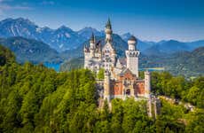 Excursão de trem ao castelo de Neuschwanstein